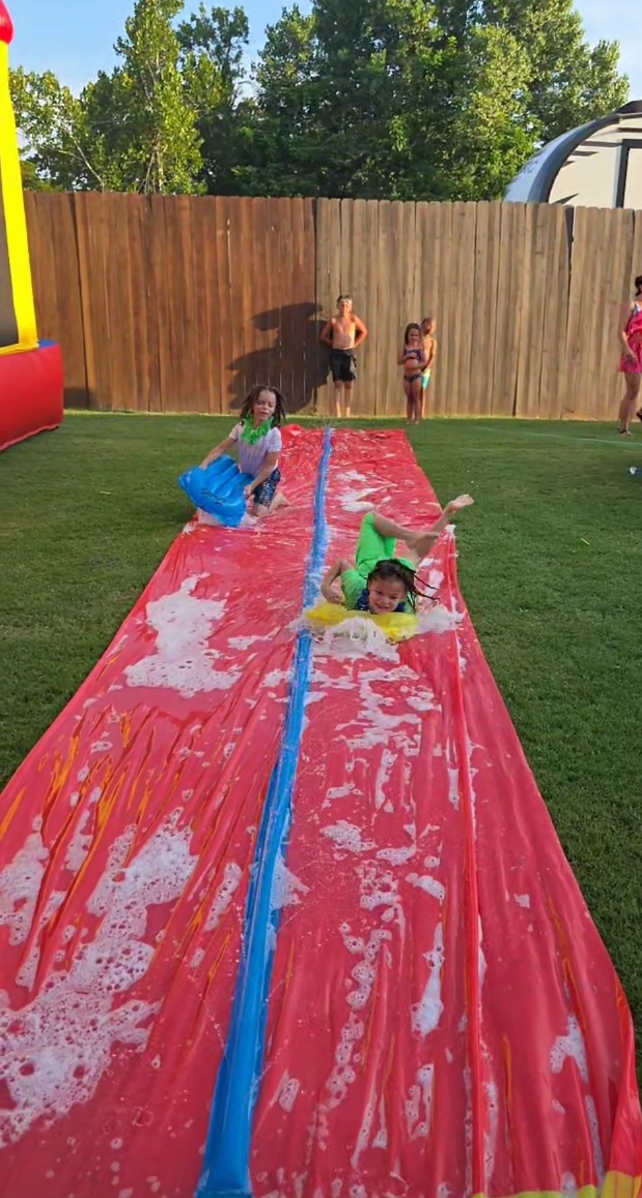 Child enjoying a real event moment