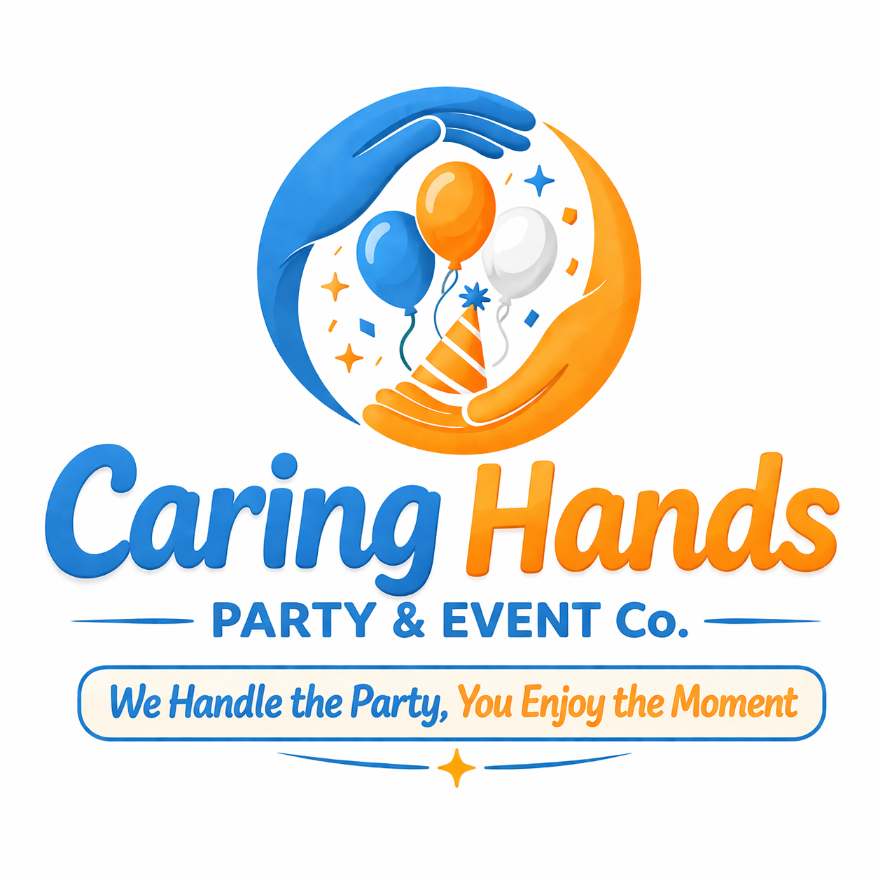 Caring Hands Party & Event Co. logo